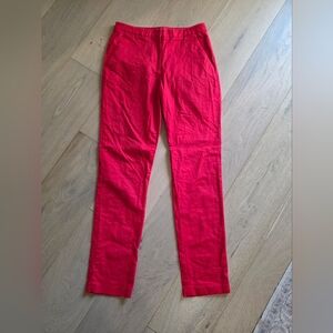 Antonio Melani Red Straight-Leg Pants